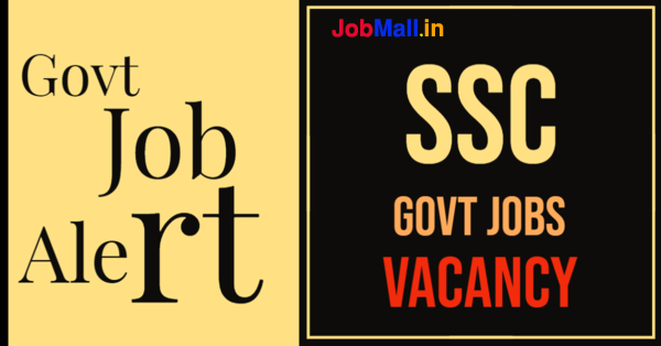 SSC Govt Job Vacancy