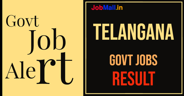 Telangana Govt Job Result